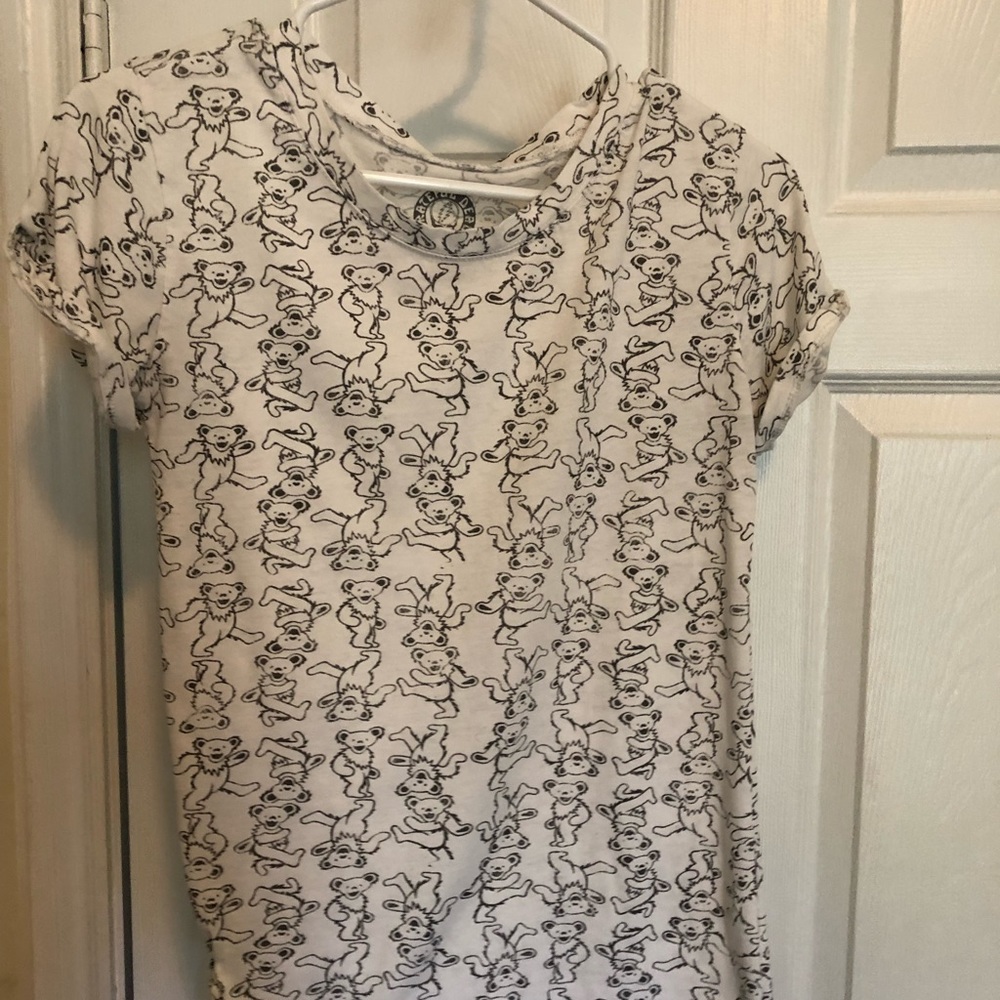 Grateful Dead bears white tee